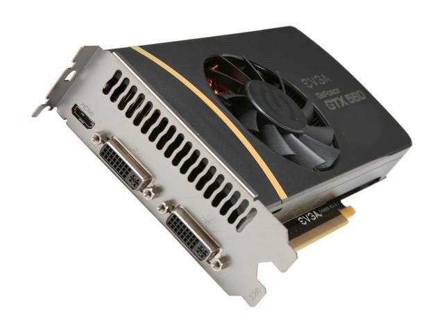 EVGA SuperClocked 01G-P3-1463-KR GeForce GTX 560 (Fermi) 1GB 256-bit GDDR5 PCI Express 2.0 x16 HDCP Ready SLI Support Video Card