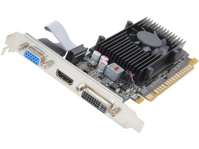 EVGA GeForce GT 520 (Fermi) 1GB DDR3 PCI Express 2.0 x16 Low Profile Ready Video Card 01G-P3-1523-RX