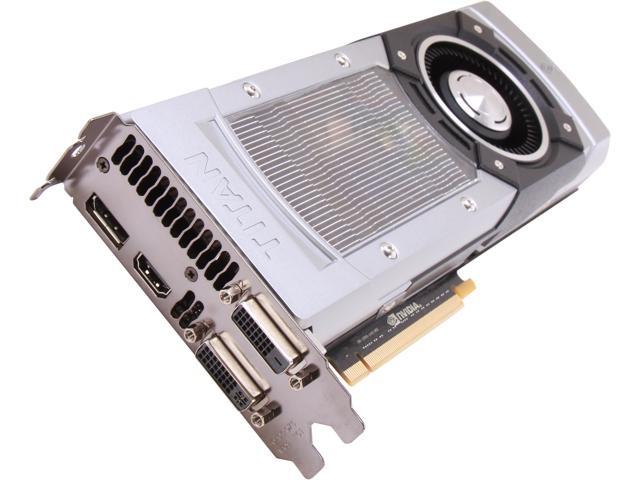 EVGA GeForce GTX TITAN 6GB GDDR5 SLI Support Video Card 06G-P4 