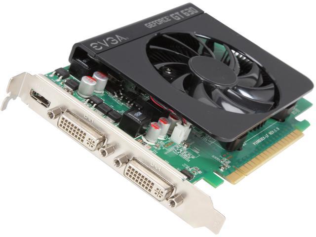 EVGA GeForce GT 630 2GB DDR3 PCI Express 2.0 x16 Video Card 02G-P3-2637-RX