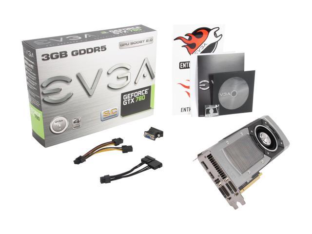 EVGA GeForce GTX 700 SuperClocked GeForce GTX 780 Video Card 03G-P4-2783-KR Newegg.com