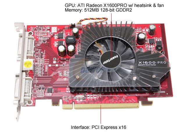 X1600PRO512MBDDR2 POWERCOLOR X1600PRO512MBDDR2