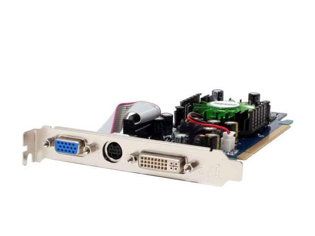 ZOGIS 6200LE 128M LP GeForce 6200LE 256MB(128MB on Board) 64-bit DDR PCI Express x16 Low Profile  Video Card