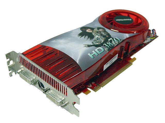PowerColor Radeon HD 3870 512MB GDDR4 PCI Express 2.0 x16 CrossFireX Support Video Card AX3870 512MD4-H