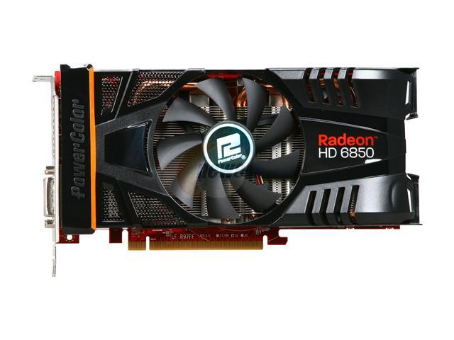 PowerColor PCS+ Radeon HD 6850 Video Card with Eyefinity AX6850 1GBD5 ...