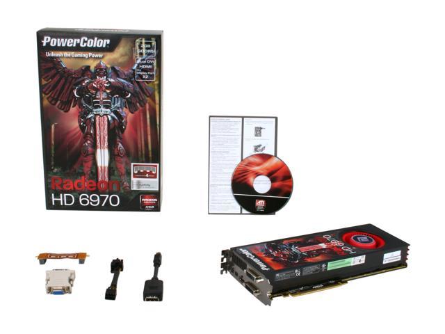 Powercolor Radeon Hd 6970 Video Card With Eyefinity Ax6970 2gbd5 M2dh Neweggca