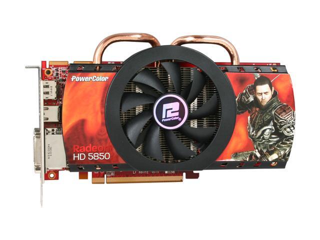 PowerColor Radeon HD 5850 Video Card with Eyefinity AX5850 1GBD5-DH ...