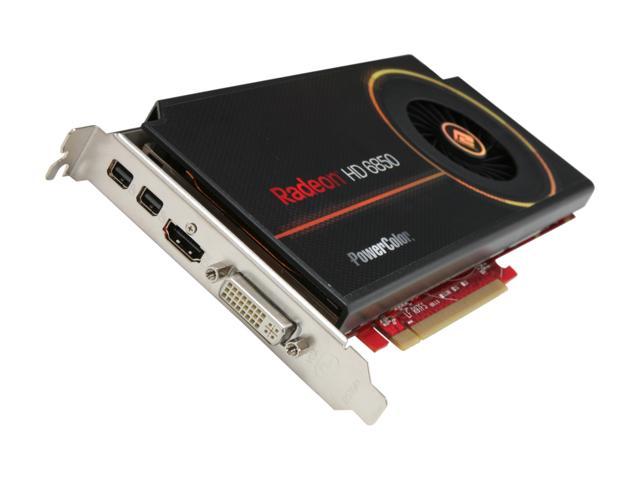 PowerColor Radeon HD 6850 1GB GDDR5 PCI Express 2.1 x16 CrossFireX Support Video Card with Eyefinity AX6850 1GBD5-I2DH