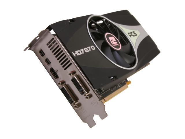 PowerColor PCS+ Radeon HD 7870 GHz Edition 2GB GDDR5 PCI Express 3.0 x16 CrossFireX Support Video Card AX7870 2GBD5-2DHPP