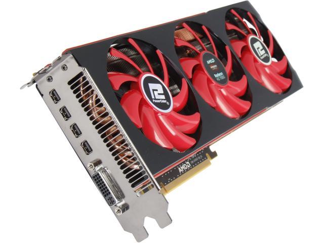 PowerColor Radeon HD 7990 6GB GDDR5 PCI Express 3.0 x16 CrossFireX Support Video Card AX7990 6GBD5-M4DHG