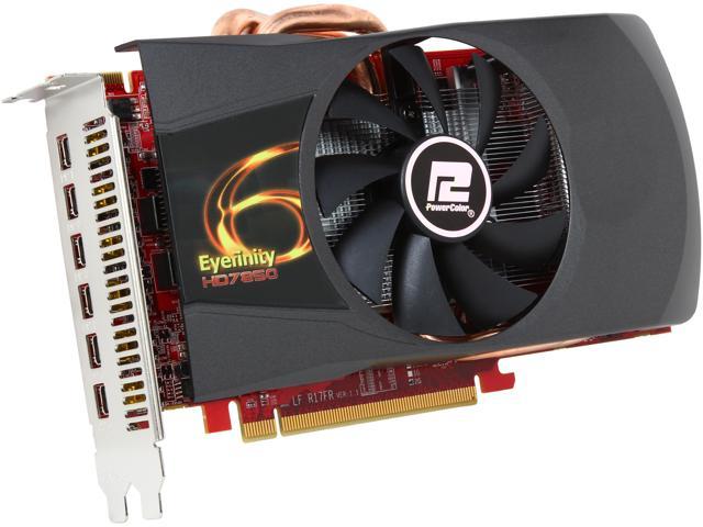 PowerColor Radeon HD 7850 2GB GDDR5 PCI Express 3.0 Eyefinity 6 Edition Video Card Support 6 Monitors AX7850 2GBD5-6DE
