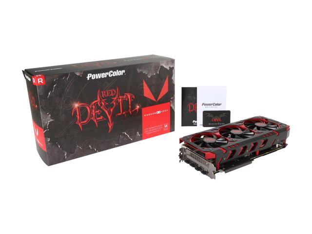 Powercolor Radeon Rx Vega 64 Video Card Axrx Vega 64 8gbhbm2 2d2h Oc Newegg Com