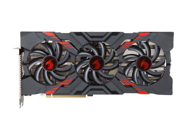 PowerColor RED DRAGON Radeon RX Vega 56 8GB HBM2 PCI Express 3.0 CrossFireX  Support ATX Video Card AXRX VEGA 56 8GBHBM2-2D2HD/OC