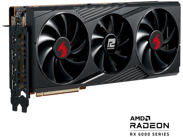 PowerColor Red Dragon AMD Radeon RX 6800 XT Gaming Graphics Card with ...