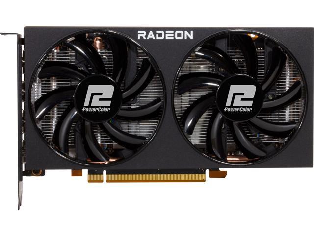 PowerColor Fighter Radeon RX 6600 8GB GDDR6 PCI Express 4.0 ATX Video Card  AXRX 6600 8GBD6-3DH