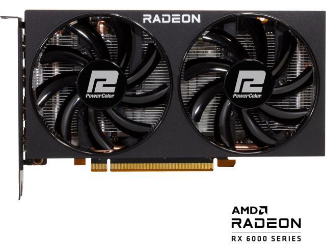 PowerColor Fighter Radeon RX 6600 Video Card AXRX 6600 8GBD6-3DH