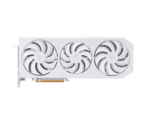 PowerColor Hellhound Spectral White AMD Radeon RX 9070 XT 16GB GDDR6 Hellhound Radeon RX 9070 XT Graphics CARD