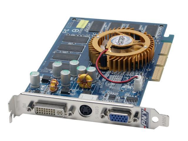 PNY GeForce FX 5700VE 256MB DDR AGP 4X/8X Video Card VCFX5756VAPB