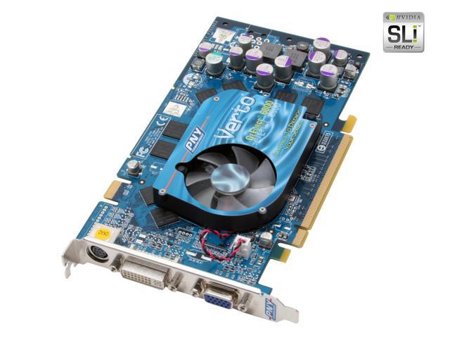 PNY GeForce 6800 128MB DDR PCI Express x16 SLI Support Video Card VCG68128XWB - OEM