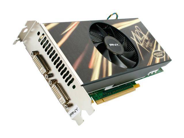 PNY GeForce 9800 GTX+ 512MB GDDR3 PCI Express 2.0 x16 SLI Support Video Card VCG98GTXPXPB