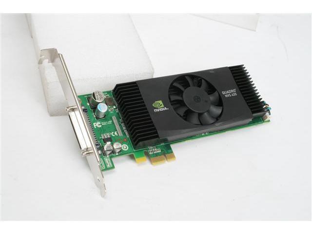 PNY Quadro NVS 420 VCQ420NVS-X1-DP-PB 512MB (256MB per GPU) 128-bit (64-bit per GPU) GDDR3 PCI Express x1 Low Profile Workstation Video Card