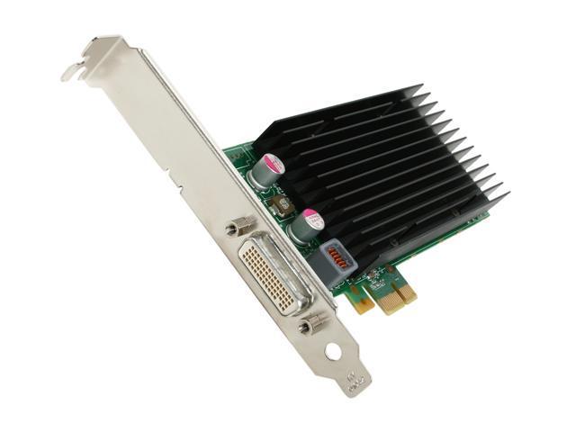 NVIDIA QUADRO NVS 300 512MB PCI-E Low Profile Video Card & Dual VGA DVI Monitor
