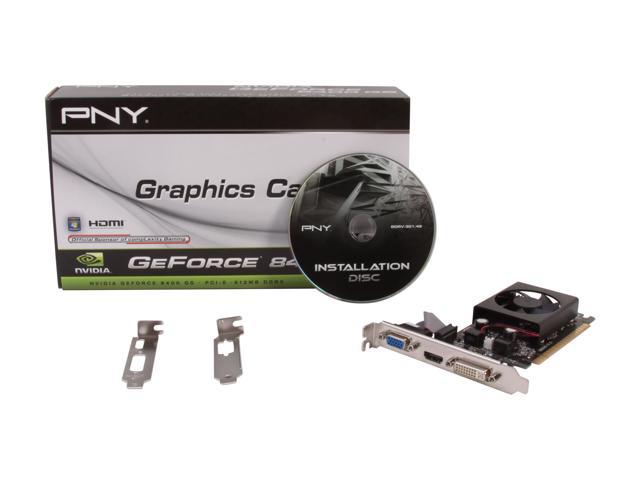 PNY GeForce 8400 GS Video Card VCG84512D3SXPB - Newegg.com