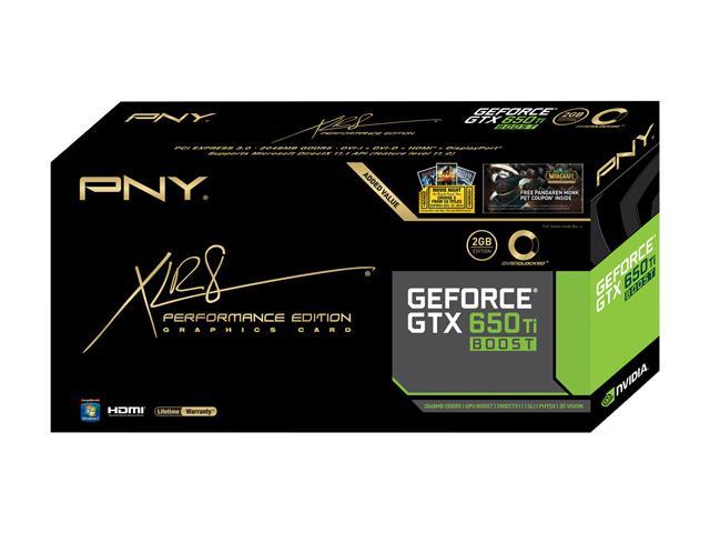 PNY GeForce GTX 650 Ti BOOST Video Card VCGGTX650TBQXPB-OC - Newegg.com