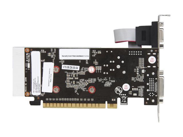 PNY GeForce GT 730 2GB DDR3 PCIe 2.0 Graphics Card- VCGGT7302D3LXPB