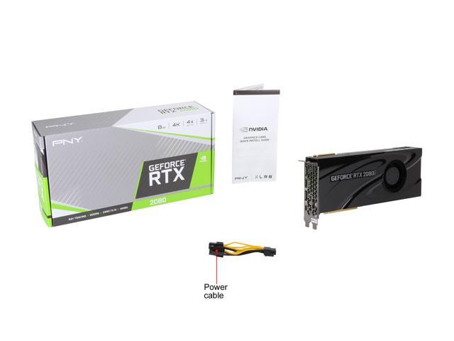 Pny Geforce Rtx 2080 8gb Blower Graphics Card Neweggca 