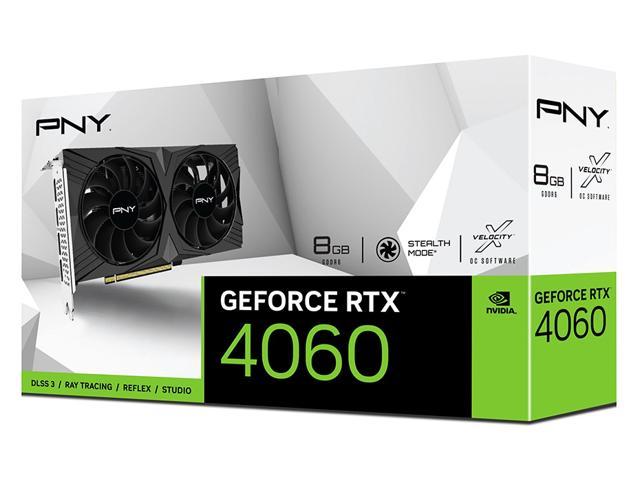  PNY GeForce RTX™ 4060 Ti 8GB XLR8 Gaming Verto RGB Triple Fan  Graphics Card DLSS 3 : Electronics