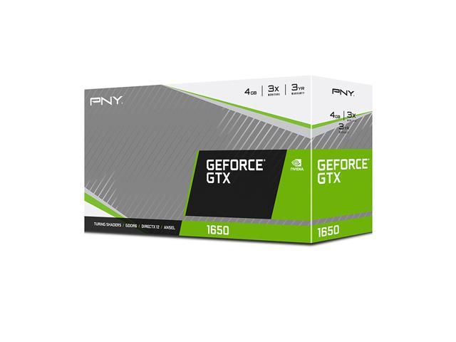 PNY GeForce GTX 1650 4GB VERTO GDDR6 Dual Fan VCG16514D6DFXPB1 - Newegg.com