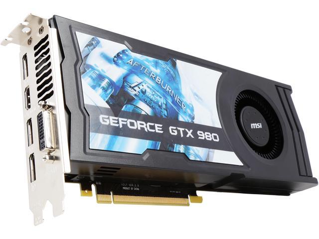 Refurbished: MSI GeForce GTX 980 4GD5 OCV1 VR Ready NVIDIA Gamestream -  Newegg.com