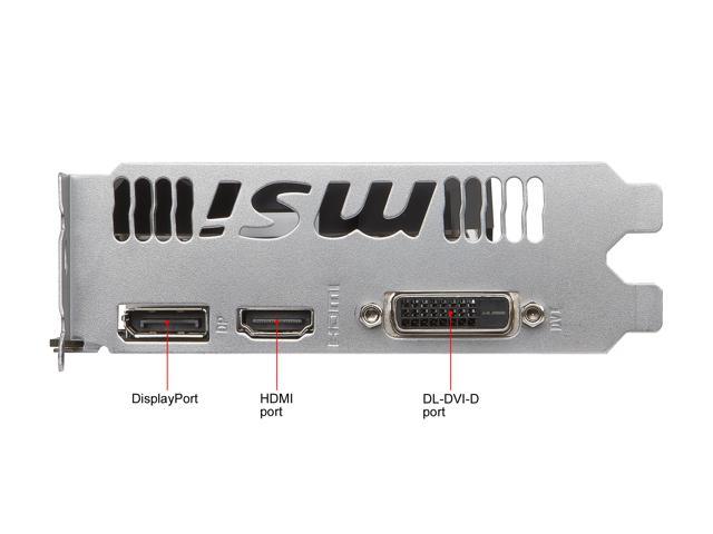 MSI GeForce GTX 1050 Ti Video Card GTX 1050 Ti 4GT OC - Newegg.com