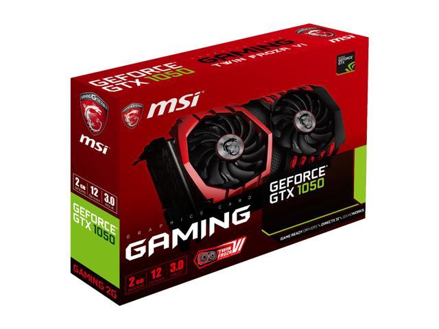 MSI GeForce GTX 1050 Video Card GTX 1050 GAMING 2G - Newegg.com