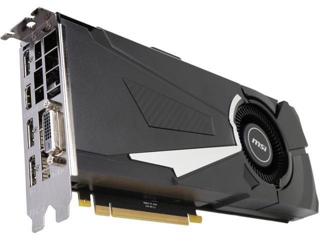 msi GTX 1080 AERO 8G OC　動作品