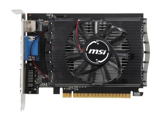 MSI GeForce GT 730 Fermi DDR3 128-bit 2GB DirectX 12 (N730 2GD3V3) 