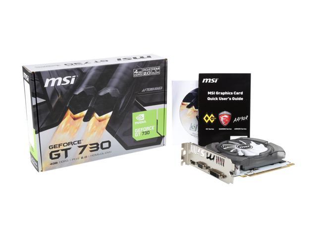 MSI GeForce GT 730 Fermi DDR3 4GB DirectX 12 (N730-4GD3V2)