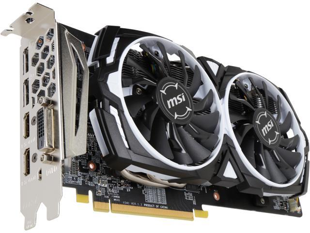 Msi Radeon Rx 580 Directx 12 Rx 580 Armor 8g Oc Video Card Newegg Com