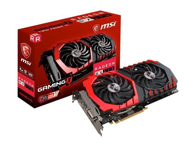 MSI Radeon RX 570 Video Card RX 570 GAMING X 4G - Newegg.ca