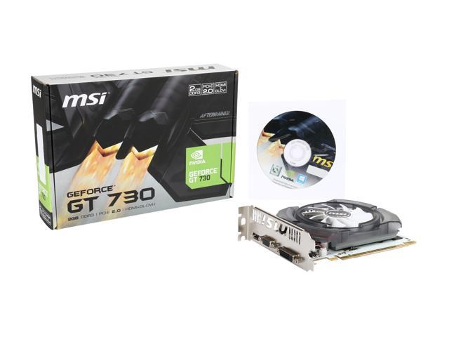 MSI GeForce GT 730 Video Card N730-2GD3V3 