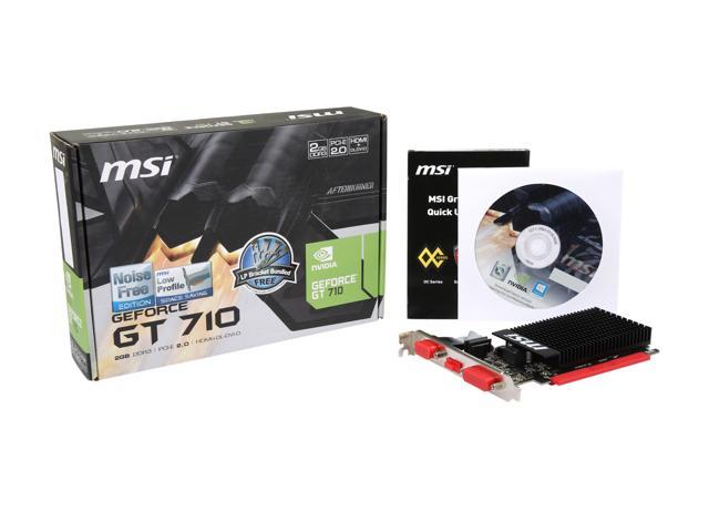 Buy MSI NVIDIA GeForce GT 710GT 2GB DDR3 Graphic Card GT 710 2GD3H LP -  PrimeABGB