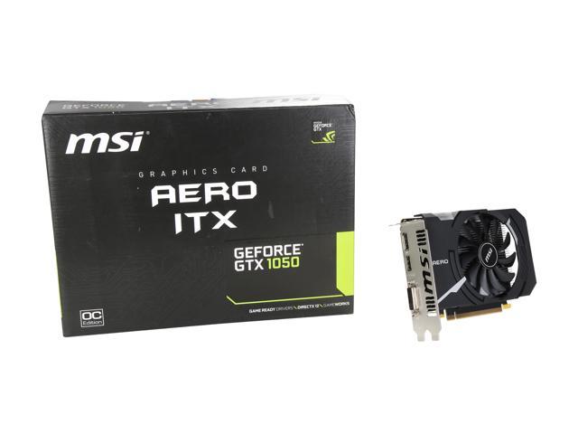 Refurbished MSI GeForce GTX 1050 Video Card GTX 1050 AERO ITX 2G