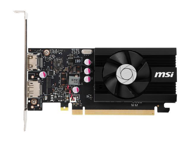 Perspicaz Inválido Mostrarte MSI GeForce GT 1030 Video Card GT 1030 2GD4 LP OC - Newegg.com