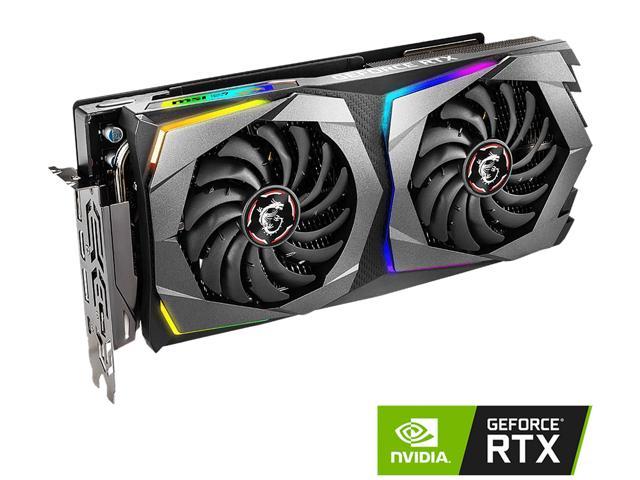 MSI GeForce RTX 2070 8GB GDDR6 PCI Express 3.0 x16 Video Card RTX 2070 GAMING GPUs / Graphics Cards -