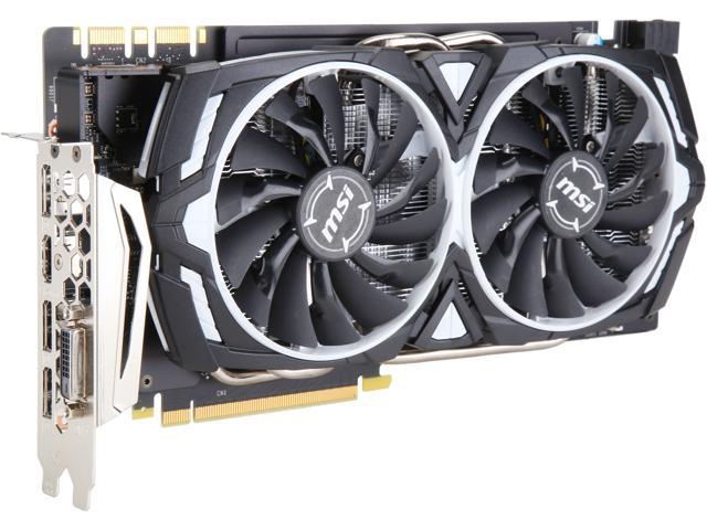 MSI GeForce GTX 1070 Ti 8GB GDDR5 PCI Express 3.0 x16 SLI Support Video Card GTX 1070 TI ARMOR 8G