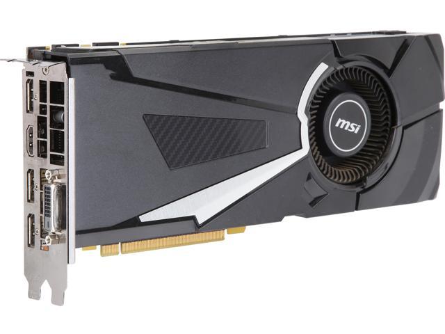 Refurbished: MSI GeForce GTX 1080 Video Card GTX 1080 AERO 8G