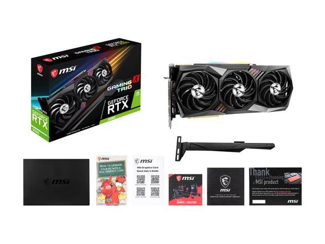 MSI Gaming GeForce RTX 3090 Video Card RTX 3090 GAMING X TRIO 24G