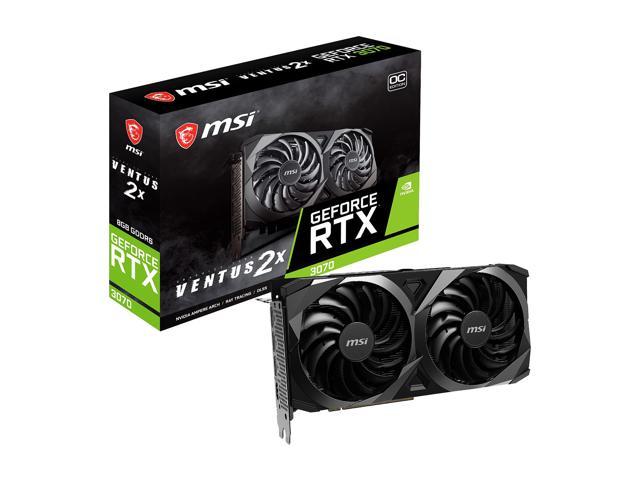 MSI Ventus GeForce RTX 3070 Video Card RTX 3070 VENTUS 2X OC - Newegg.com