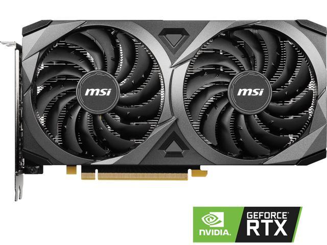 MSI Ventus GeForce RTX 3060 12GB GDDR6 PCI Express 4.0 Video Card RTX 3060  Ventus 2X 12G OC